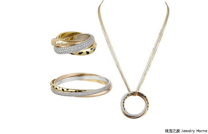 卡地亚trinity几何造型,卡地亚trinitybox100周年限定款