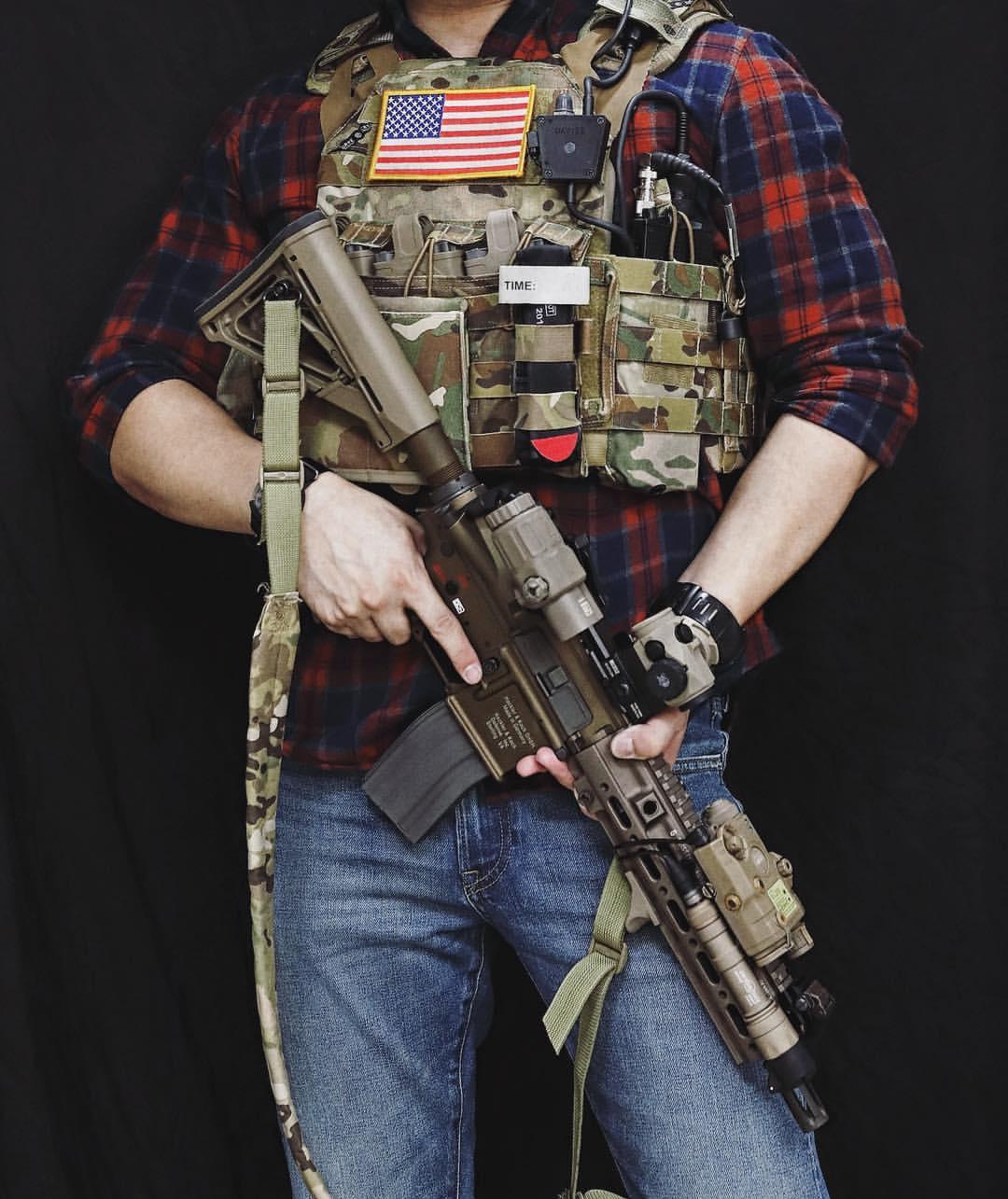 美军hk416和mk18,美军为什么喜欢用hk416