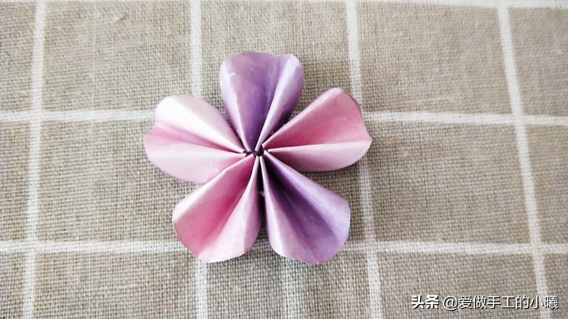 折纸小花最简单的方法,折纸小花最简单的方法步骤