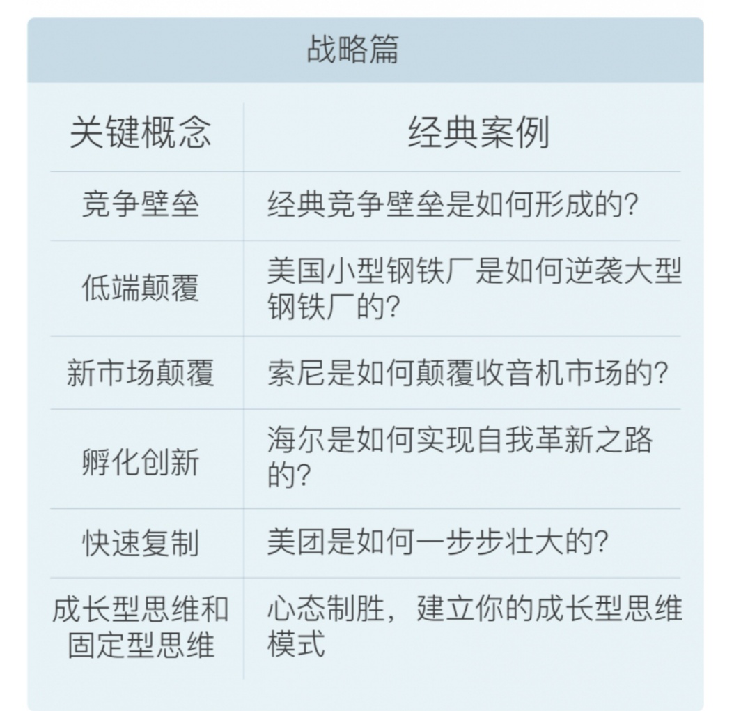 890新商学《哈佛学霸的商学院笔记》（上·创业篇+战略篇）