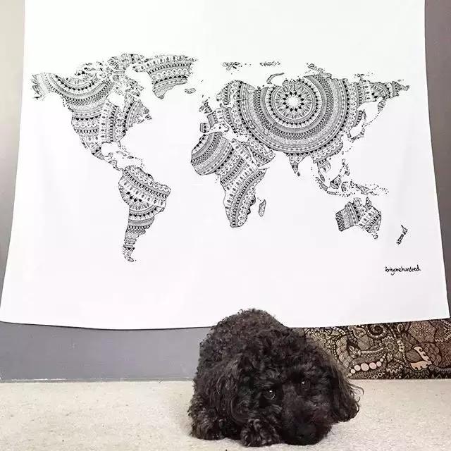 墙上画画装饰,把家里白墙都画满好看的画