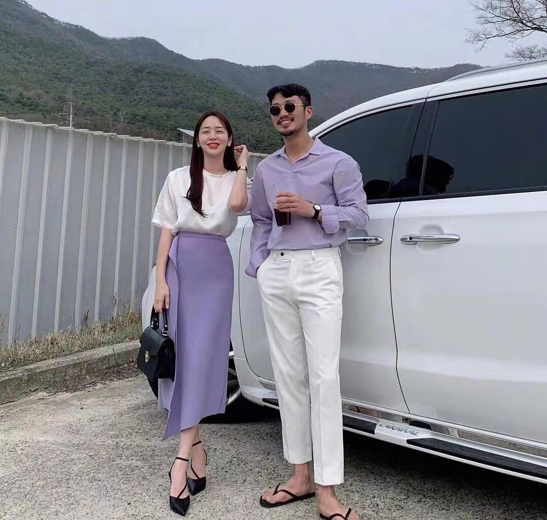 甜甜的情侣装一衣一裙,夏天穿甜甜的情侣装