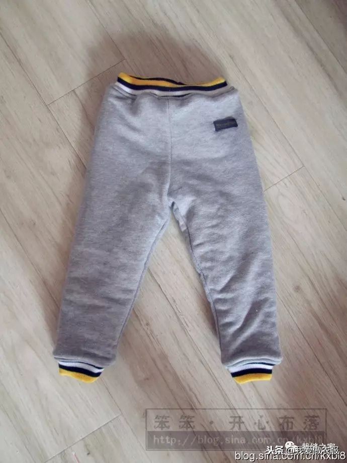 儿童棉裤缝制教程,男士双层棉裤的裁剪图