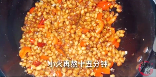 好吃又辣的黄豆酱,秘制酱黄豆做法