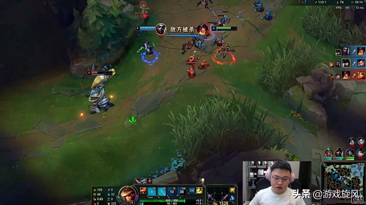 loluzi打峡谷之巅,lol官方确定uzi是世界第一ad