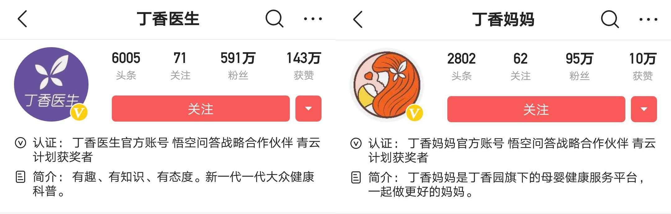 丁香医生全网粉丝数,丁香医生的百万粉丝新媒体矩阵