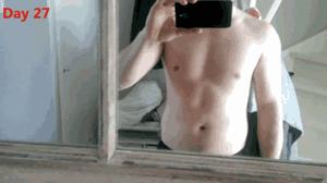 坚持健身70天的变形记，用努力换来身材奇迹！