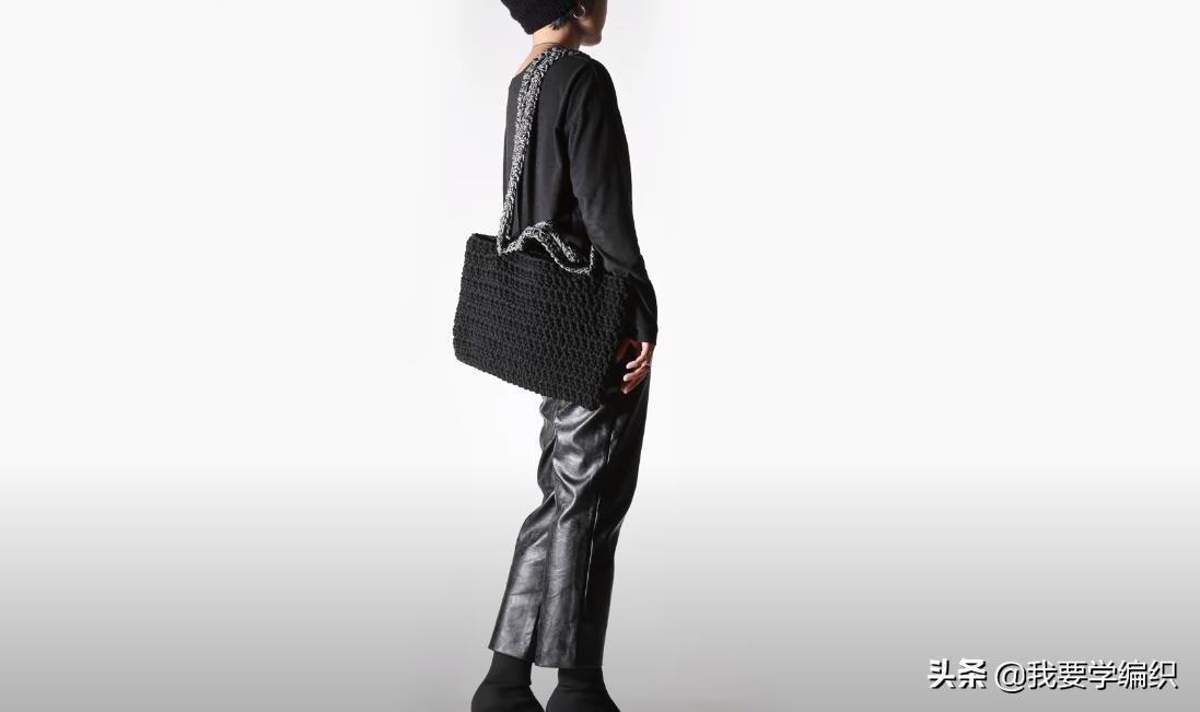 最简单钩编小包包,手工钩织迷你版手提包包编织教程