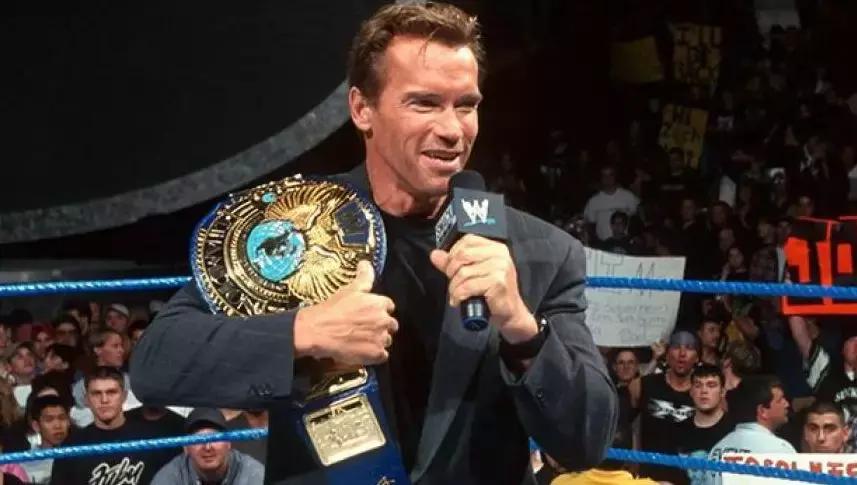 拳王暴打wwe,施瓦辛格一拳打倒wwe