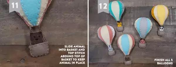 幼儿园气球手工贴画,气球创意手工