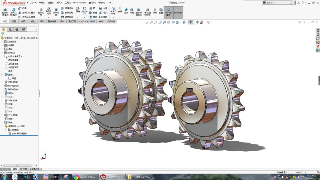 solidworks链轮齿轮插件,solidworks链轮设计插件安装包