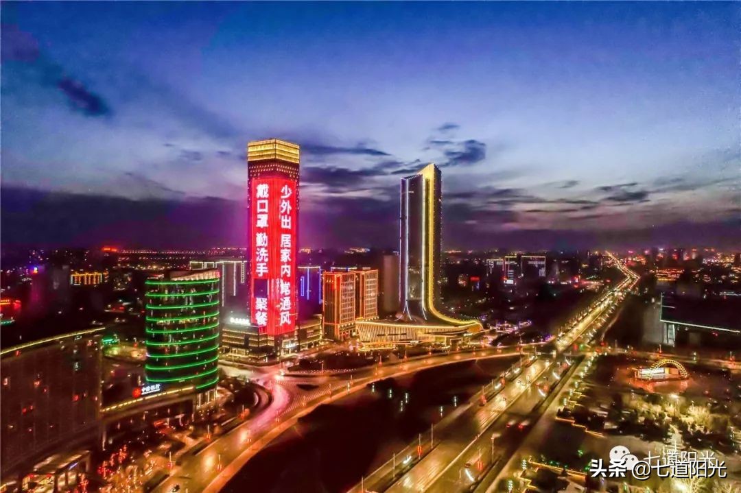 实拍银川的街景,银川市实景