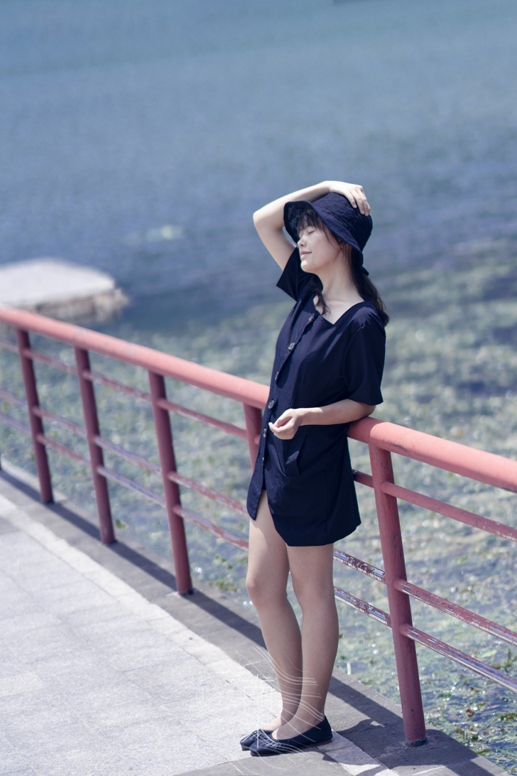 在邛海边吹着风,在邛海边吹吹风