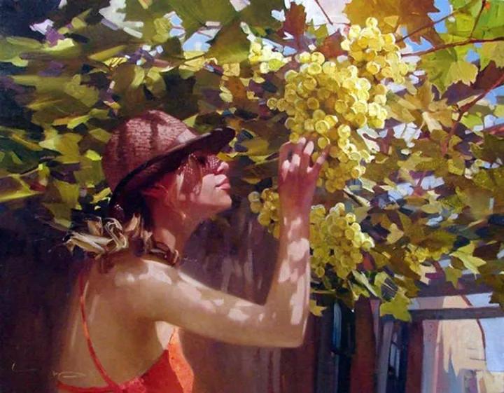 俄罗斯画家维克多风景油画,俄罗斯画家希施金的森林油画