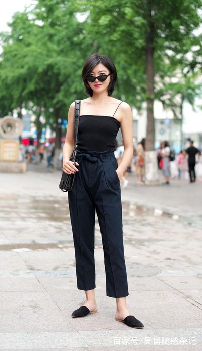 大粗腿怎么穿阔腿裤好看,腿粗穿什么裤子显瘦阔腿裤