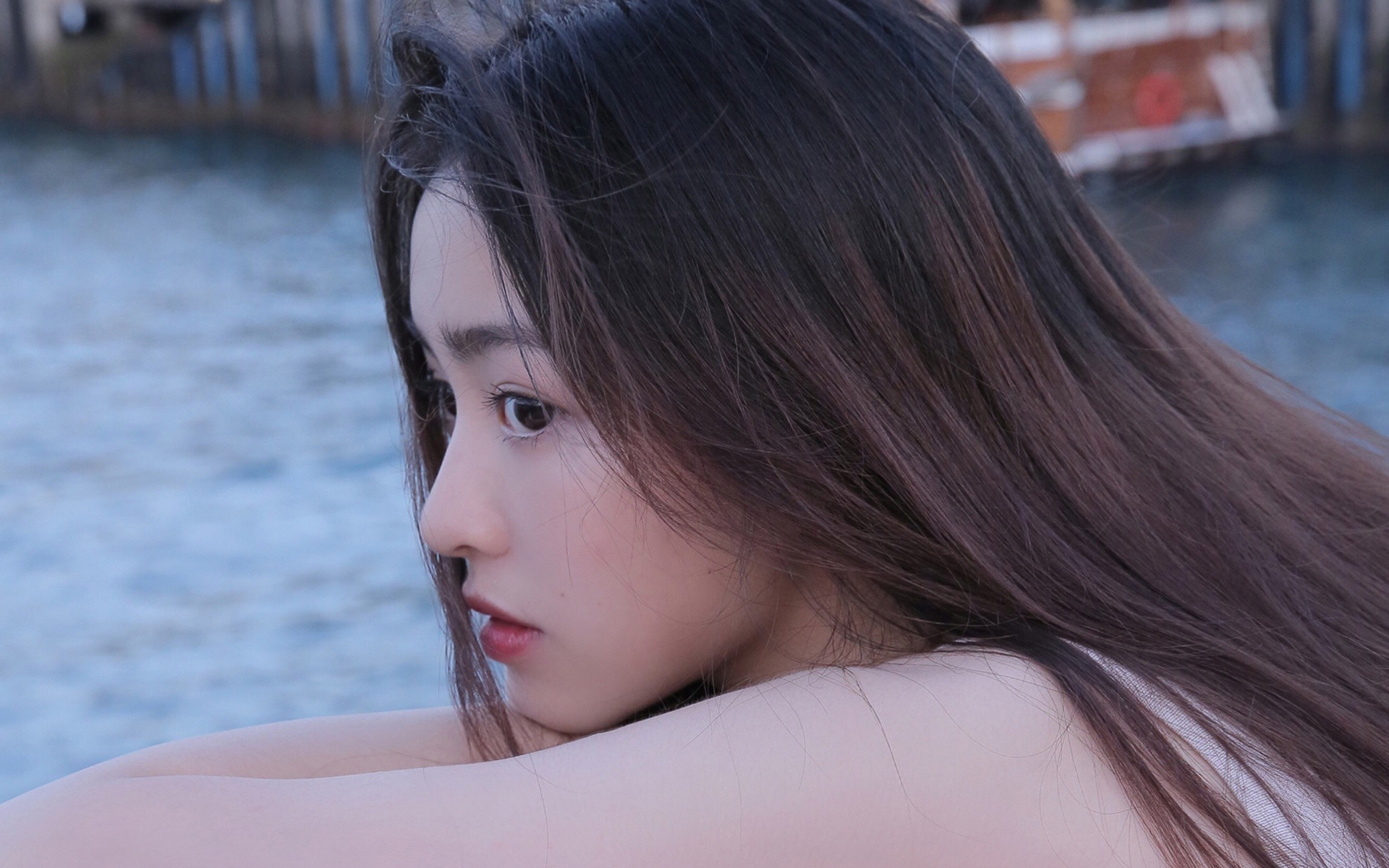 最美的护眼桌面壁纸,超清晰2340x1080曲面屏护眼壁纸