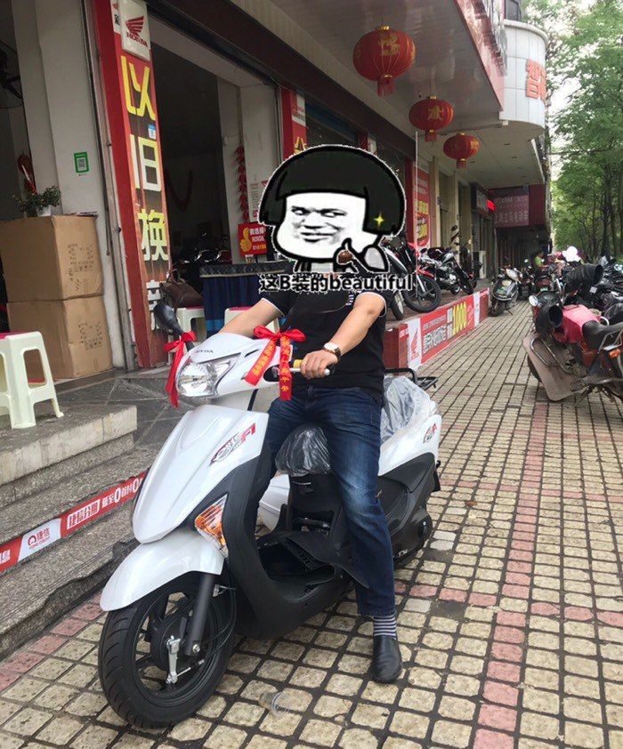 图便宜买车,本田e影110国三版