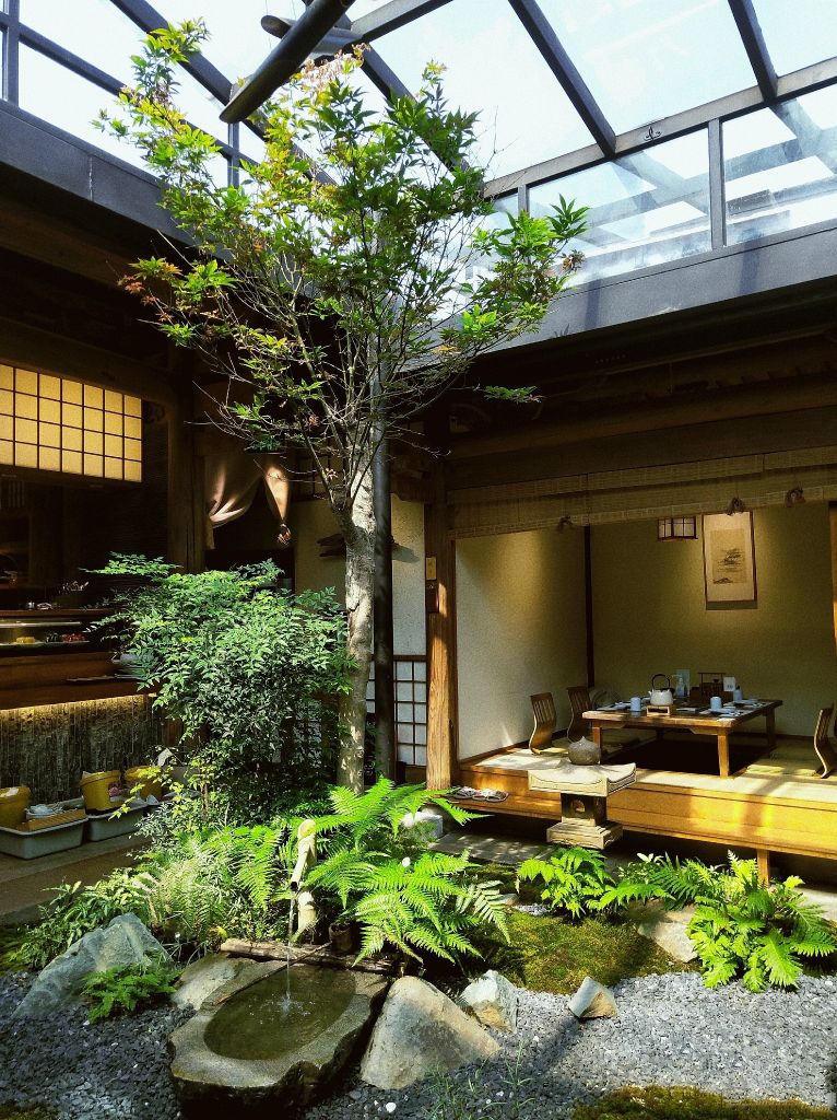 有禅意的天井,景观中的天井