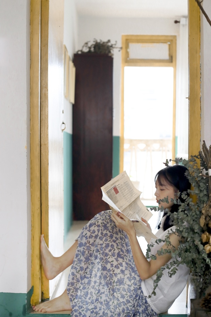 复古可爱女孩室内写真,复古清纯女孩写真