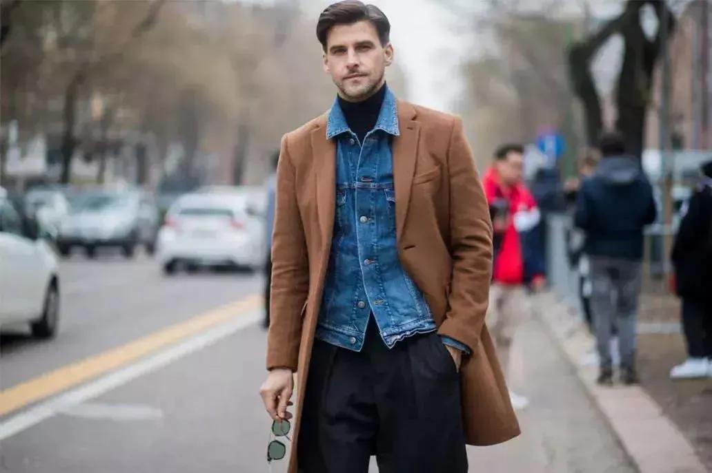 高端羊绒大衣轻奢男搭配,有品位有风度绅士的男人