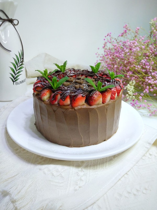 甘纳许蛋糕的家常做法,甘纳许巧克力奶油蛋糕的做法