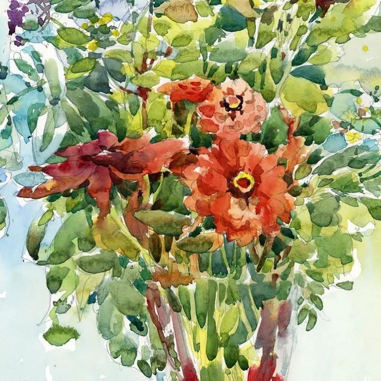 酣畅淋漓的水彩,酣畅淋漓水彩