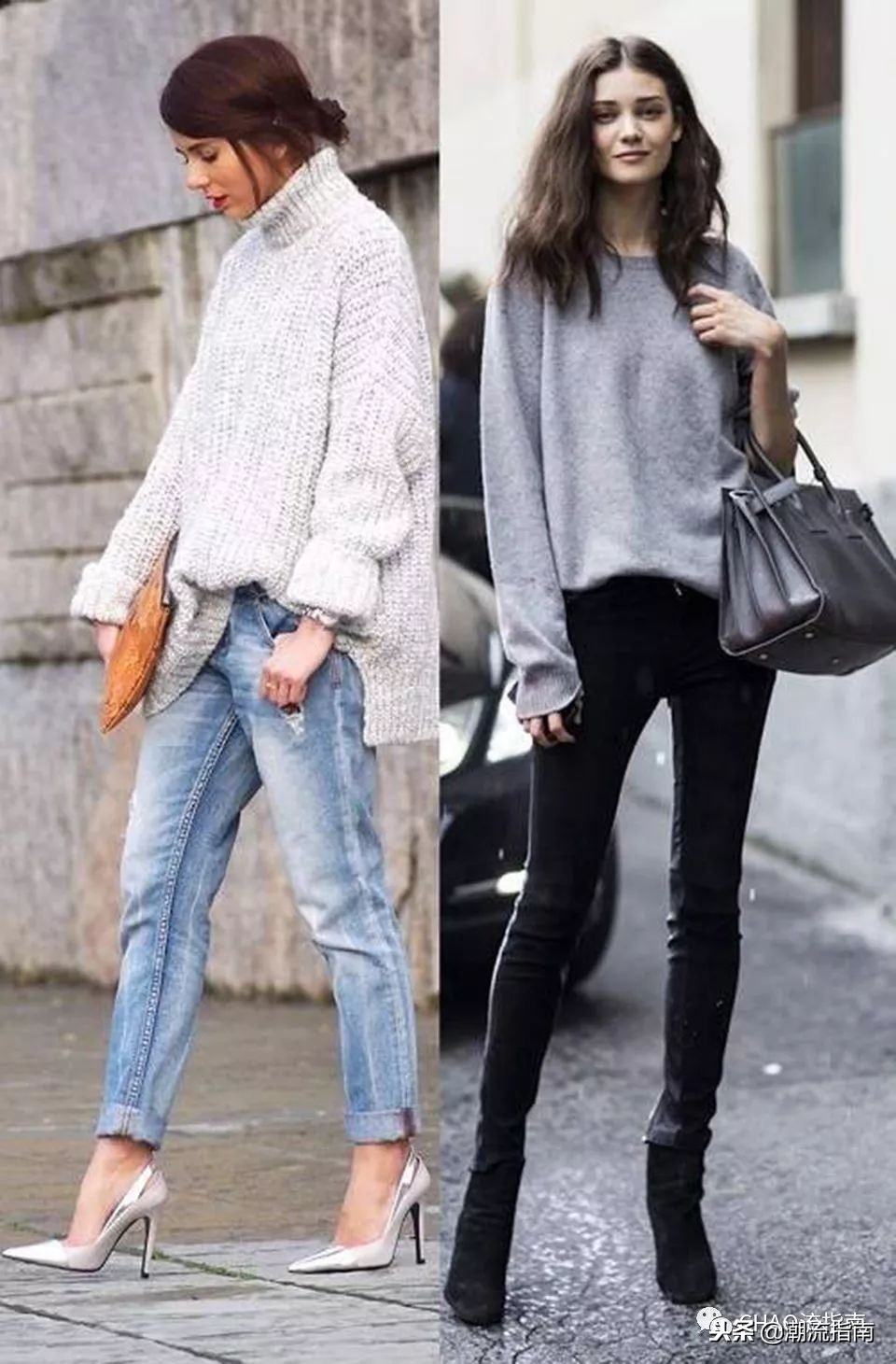 衣服怎样扎起来好看,毛衣穿外面怎么扎更好看