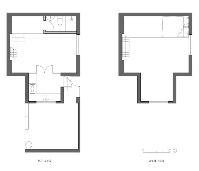 25平的小宅子不仅有花园还有浴缸,上海老弄堂别墅设计