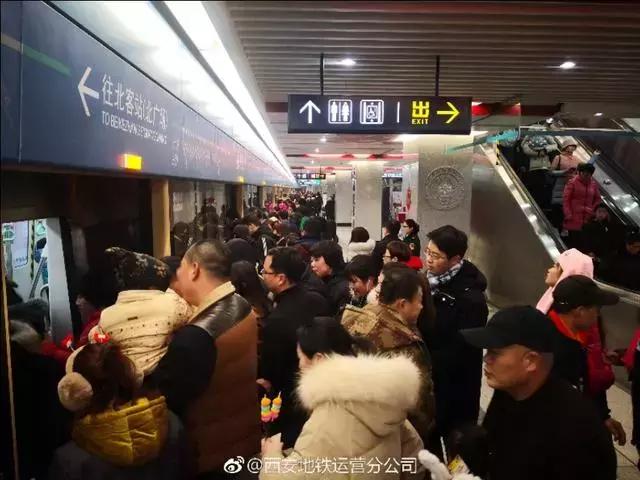 西安地铁北大街站早晚高峰客流量,西安大雁塔地铁站客流量