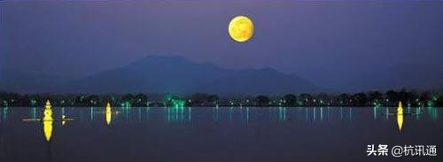 杭州西湖三潭印月英文介绍,杭州西湖三潭印月标志