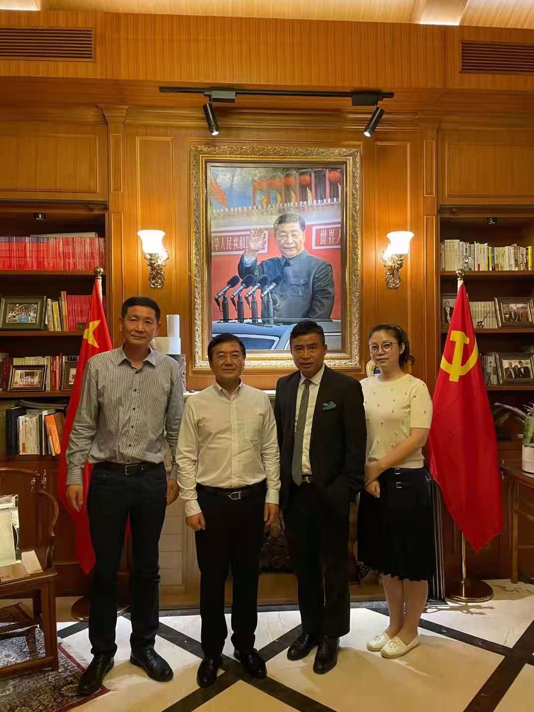 全国政协委员、中国企业联合会执行副会长李明星一行参观安美生物