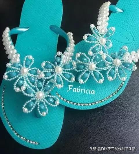 人字拖改造一下秒变时尚潮流风,穿人字拖也可以很高级