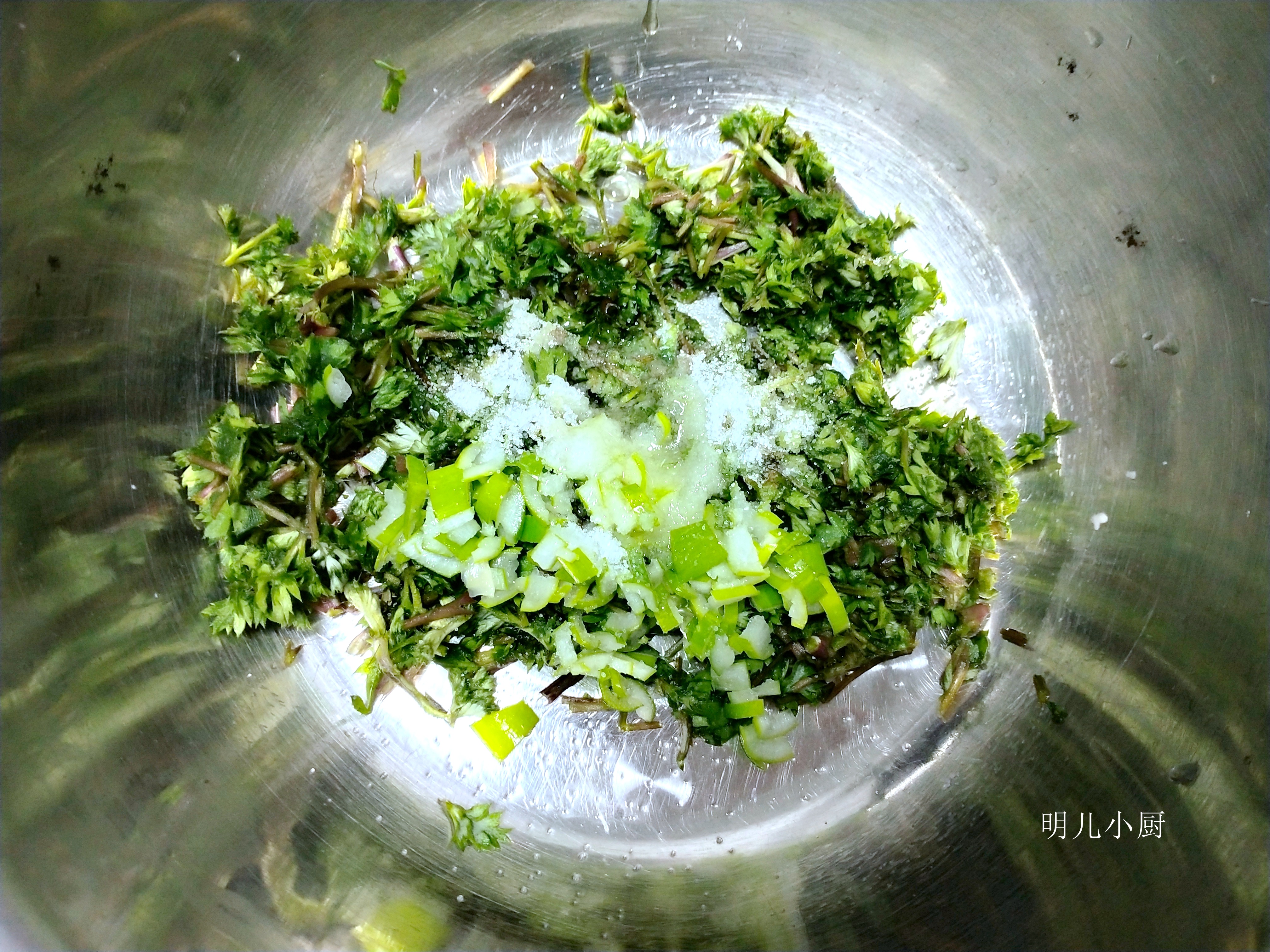 野菜豆渣发面窝窝头的家常做法,豆渣蒸野菜