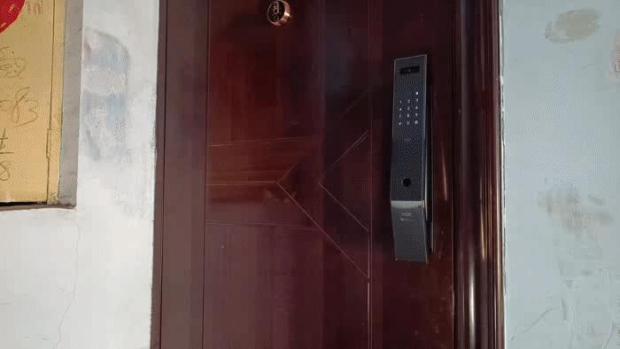 t11face智能门锁如何室内开门,开锁智能门锁