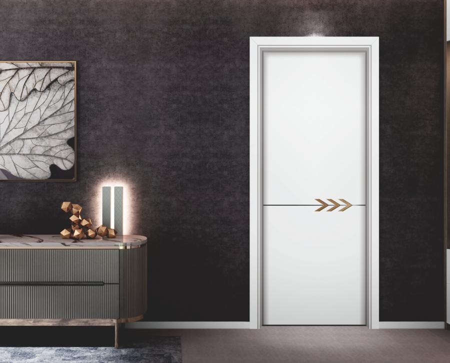 好看白色的木门轻奢风格,白色木门款式现代简约