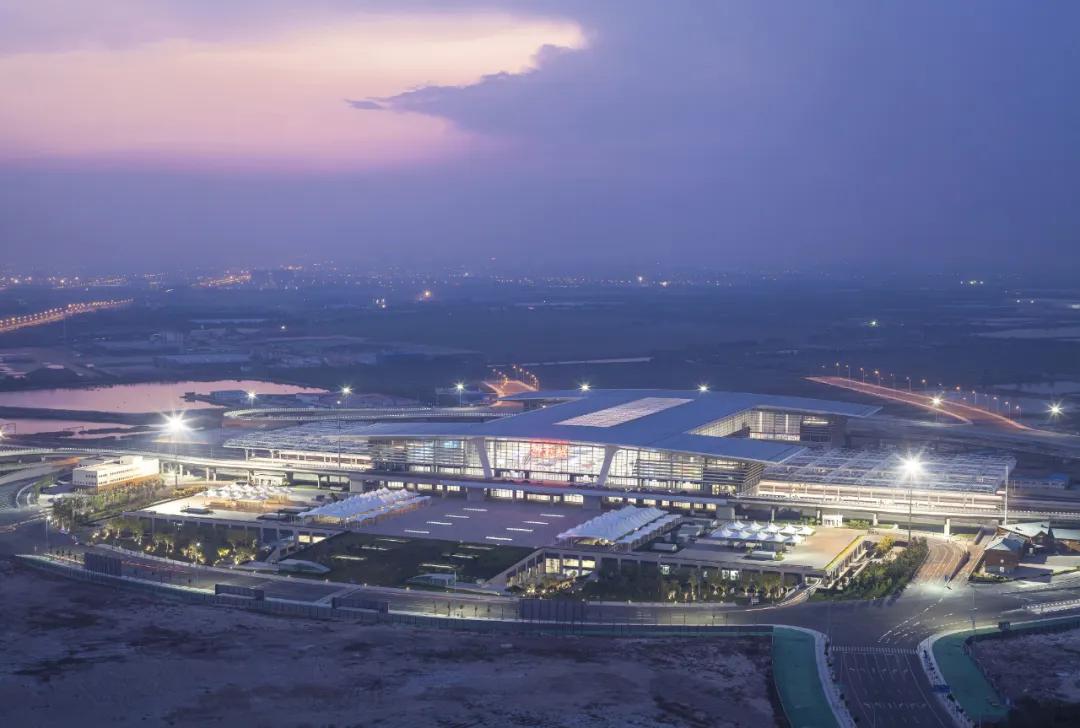 津秦客运专线天津滨海站,天津滨海高新区滨海西站