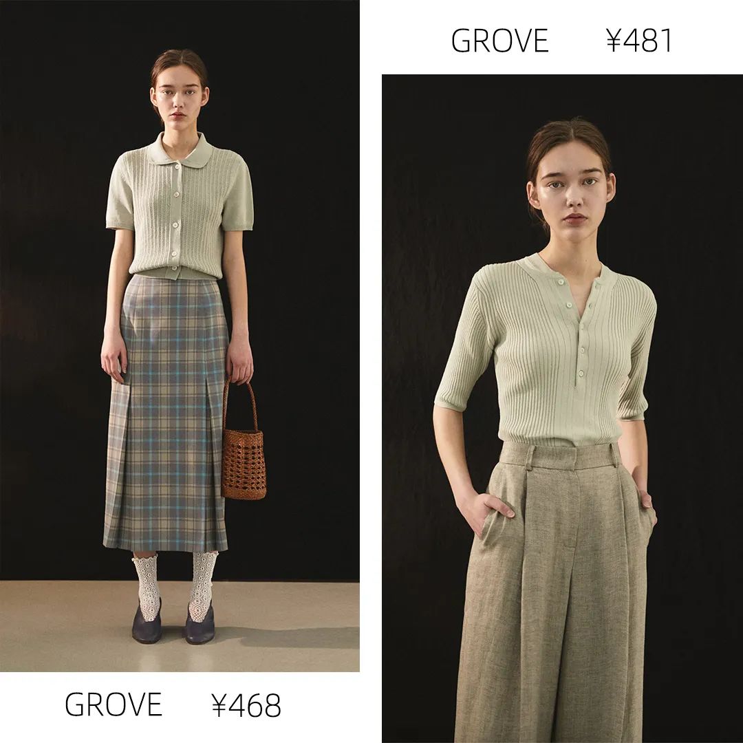 我已经在看夏装了!第一件小短袖从里面挑