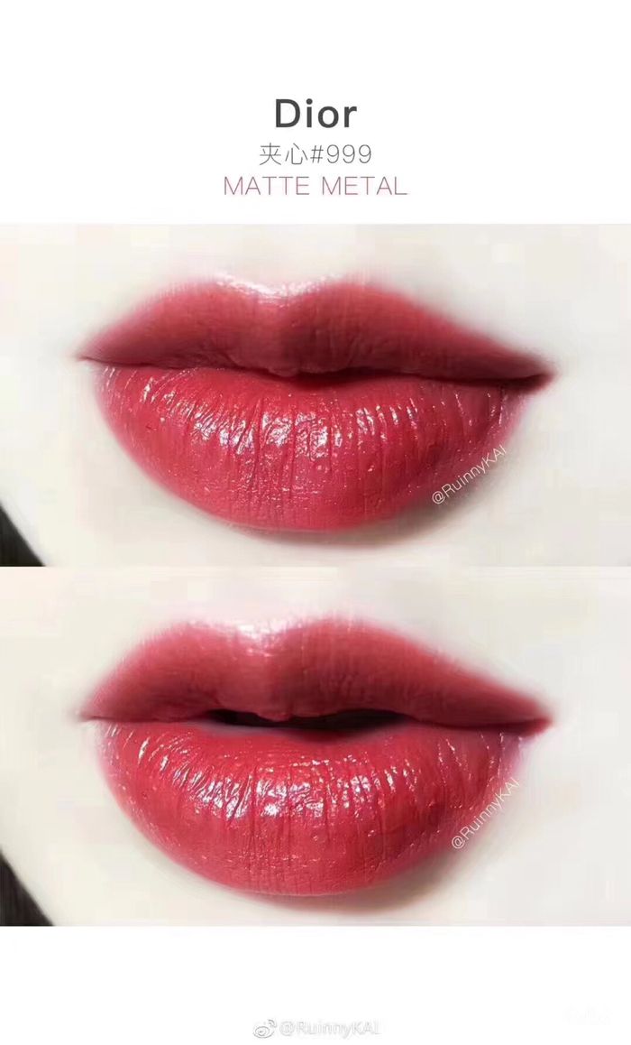 迪奥999matte和velvet有什么区别,迪奥999哪个版本最有气场