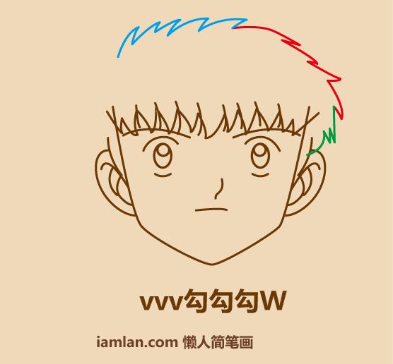 画足球小子,30秒画忍者