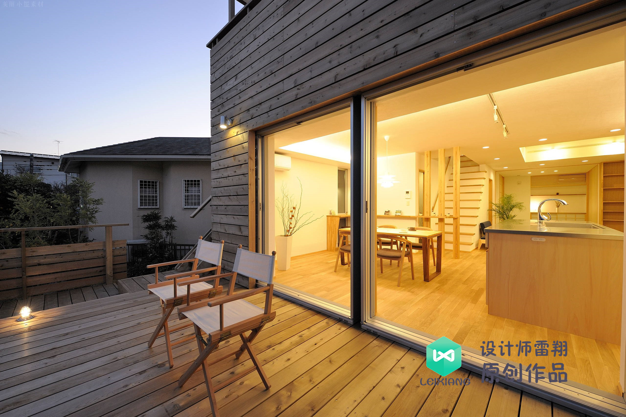 庭院防腐木颜色搭配效果图,庭院怎么铺装防腐木