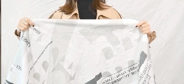 丝巾的11种系法让你时髦整个春季,收腰显瘦中长半身裙丝巾