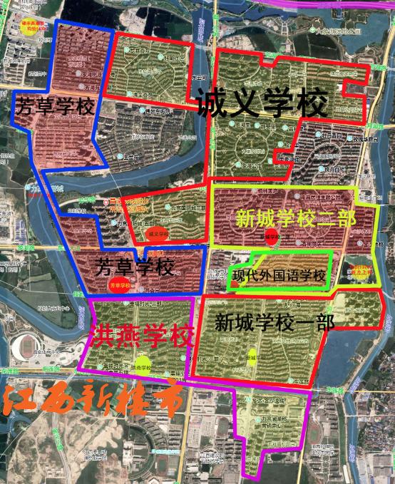 南昌青云谱学区划分最新规划,南昌2024小学区划分图青云谱