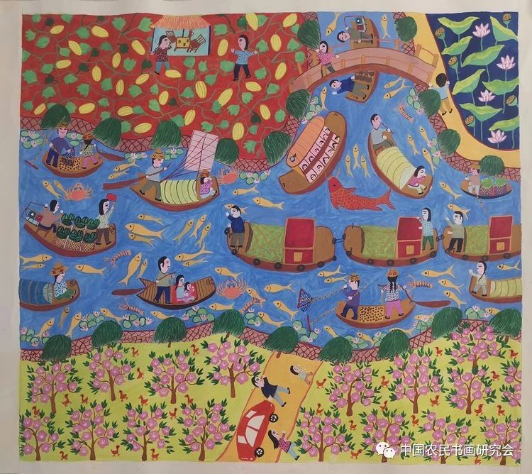 庆丰收感党恩直播,关于中国农民丰收节主题绘画活动