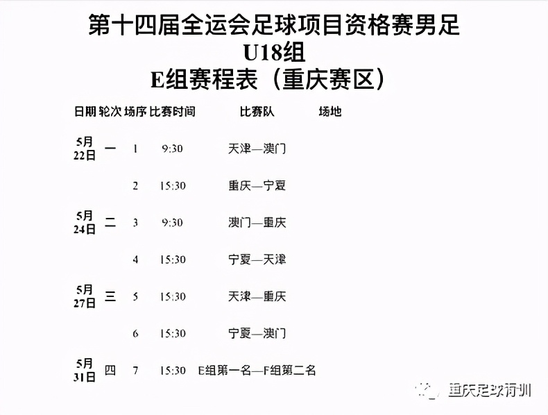 重庆u18全运会男足,u18重庆队