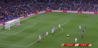 梅西神级任意球数据统计，距离球门28米，速度89Km/h快如火车！