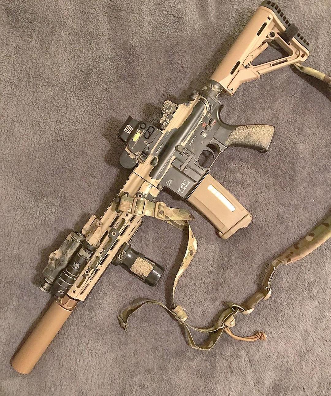 美军hk416和mk18,美军为什么喜欢用hk416