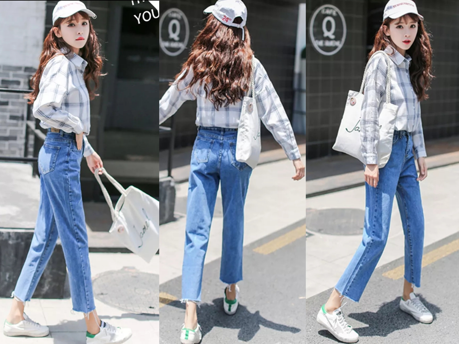 裙子裤子开春优雅时髦减龄好看,美出高级感港风减龄衬衫牛仔裤