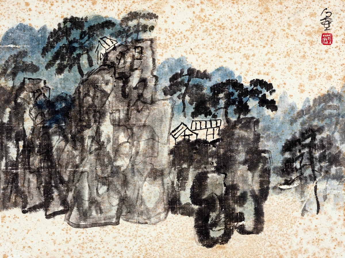 古代田园诗词山水画作品欣赏,历代名家山水画题诗