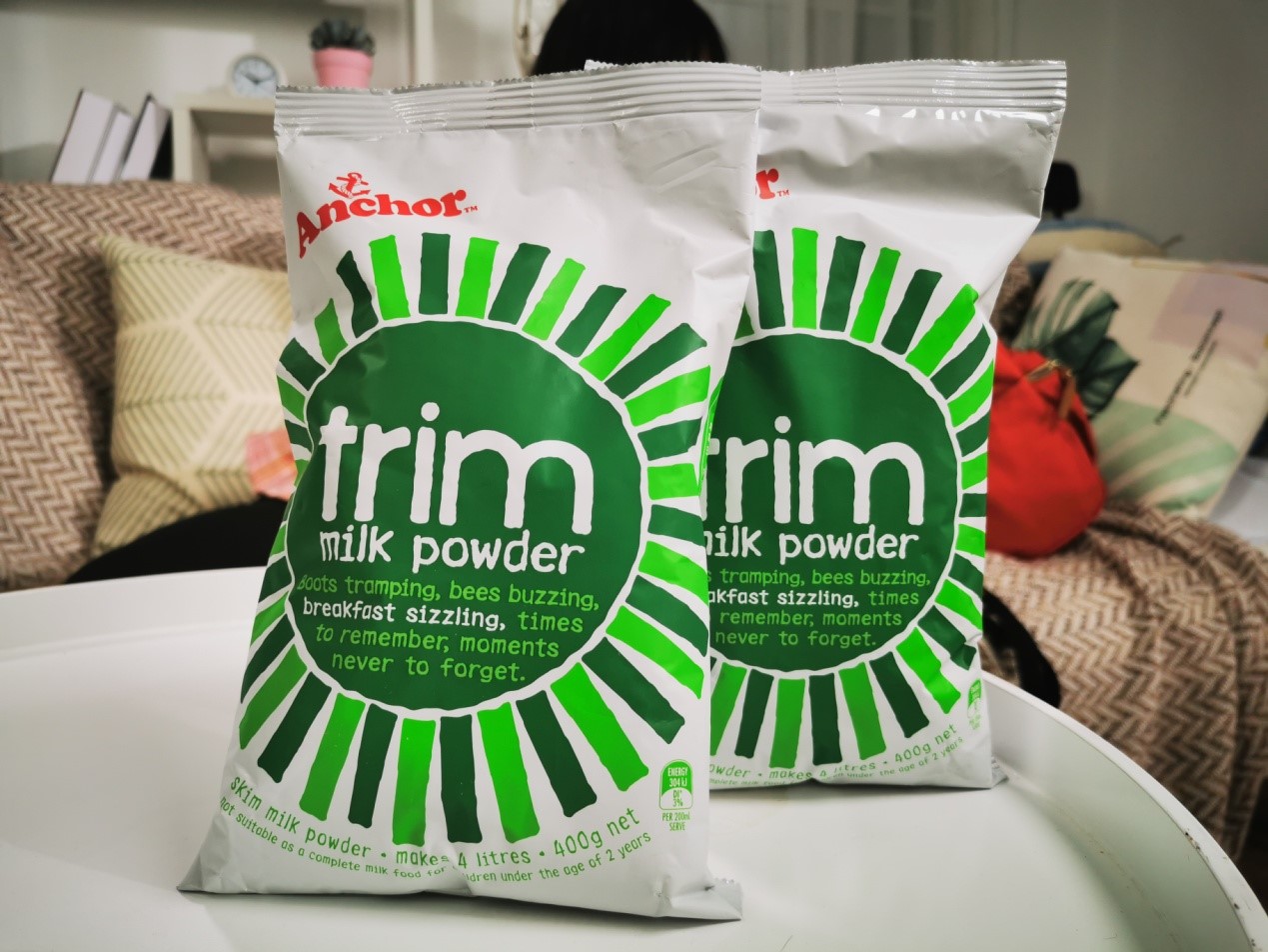 新西兰安佳脱脂奶粉怎么样,安佳脱脂奶粉与蓝胖子奶粉