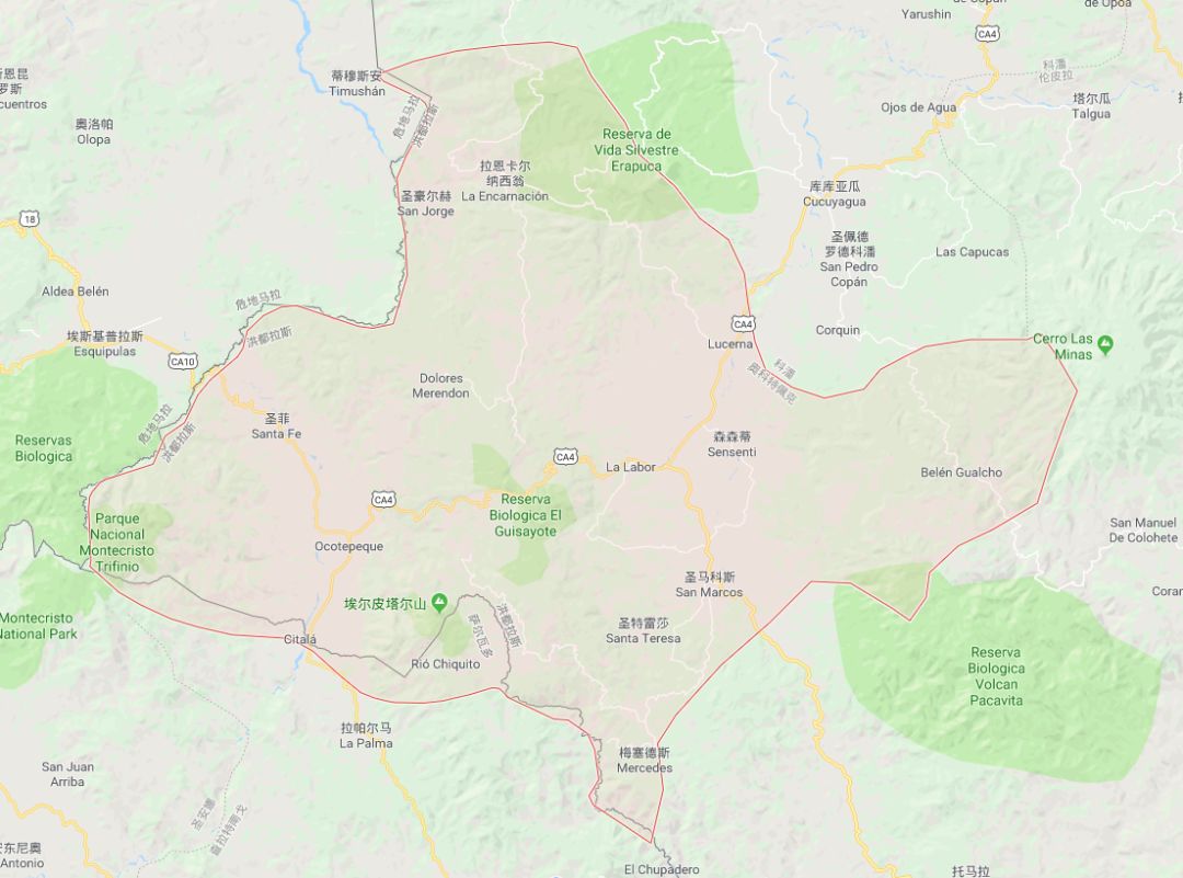 世界咖啡四大产区,咖啡产区图